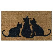 DOORMAT COIR CATS