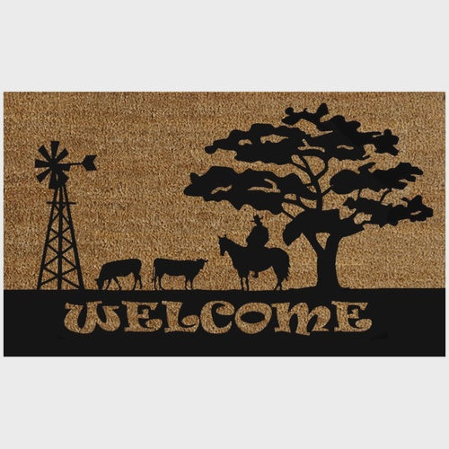 DOORMAT WELCOME COUNTRY 45X75