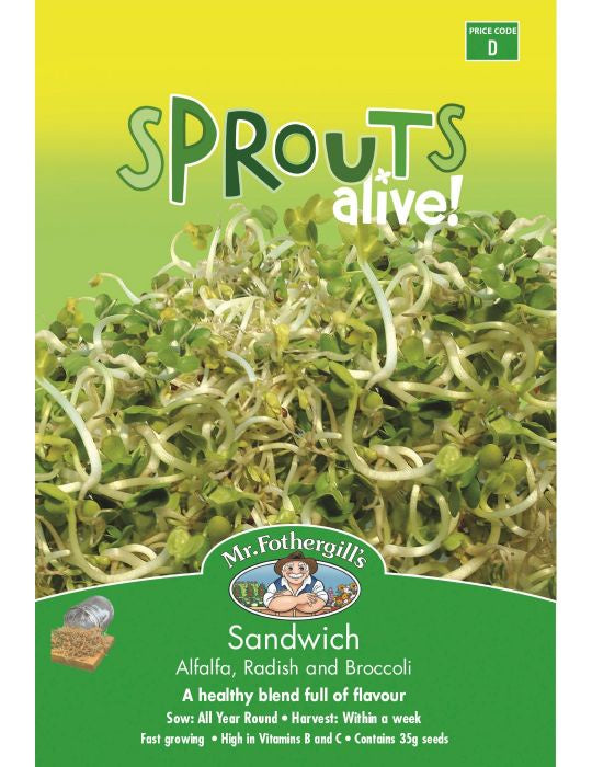 Sprouts Alive Sandwich Mix Seeds