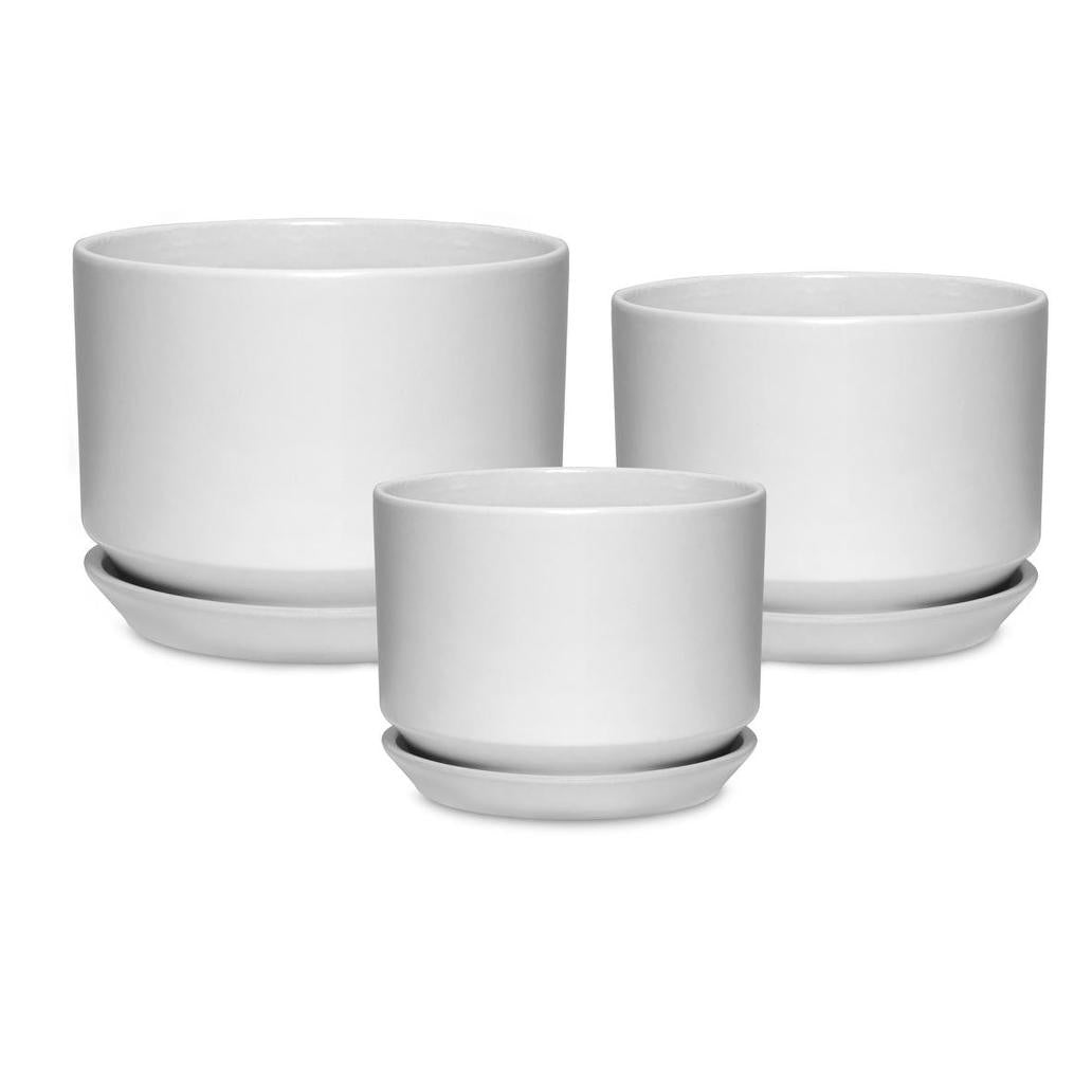 Anthea Bowl Pot White