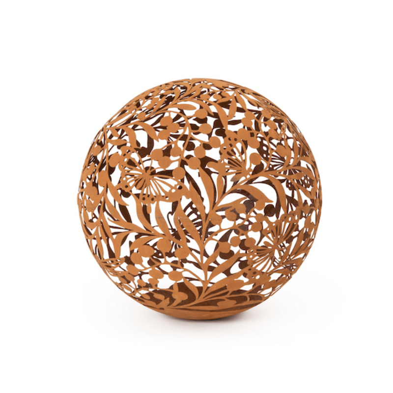 Ball Wildlife Corten 40cm Rust