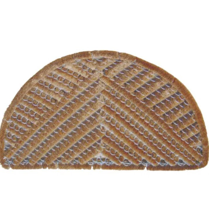 Doormat Bottlebrush Half Round Coir