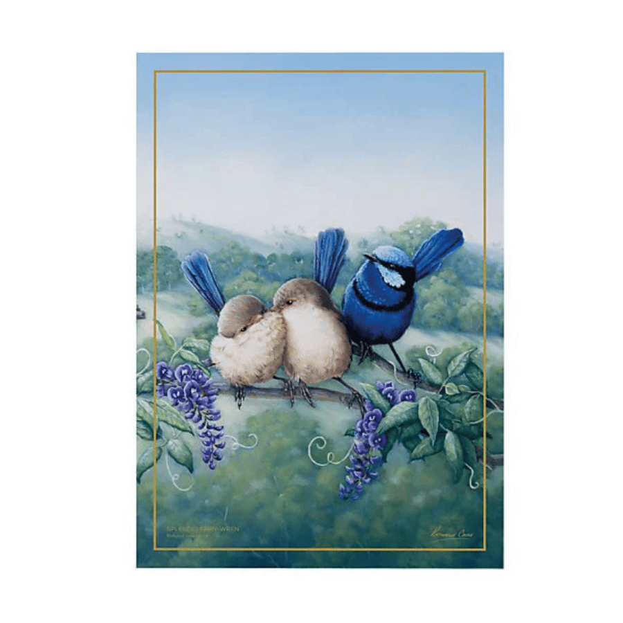 Tea Towel 50 x 70cm Splendid Fairy Wren