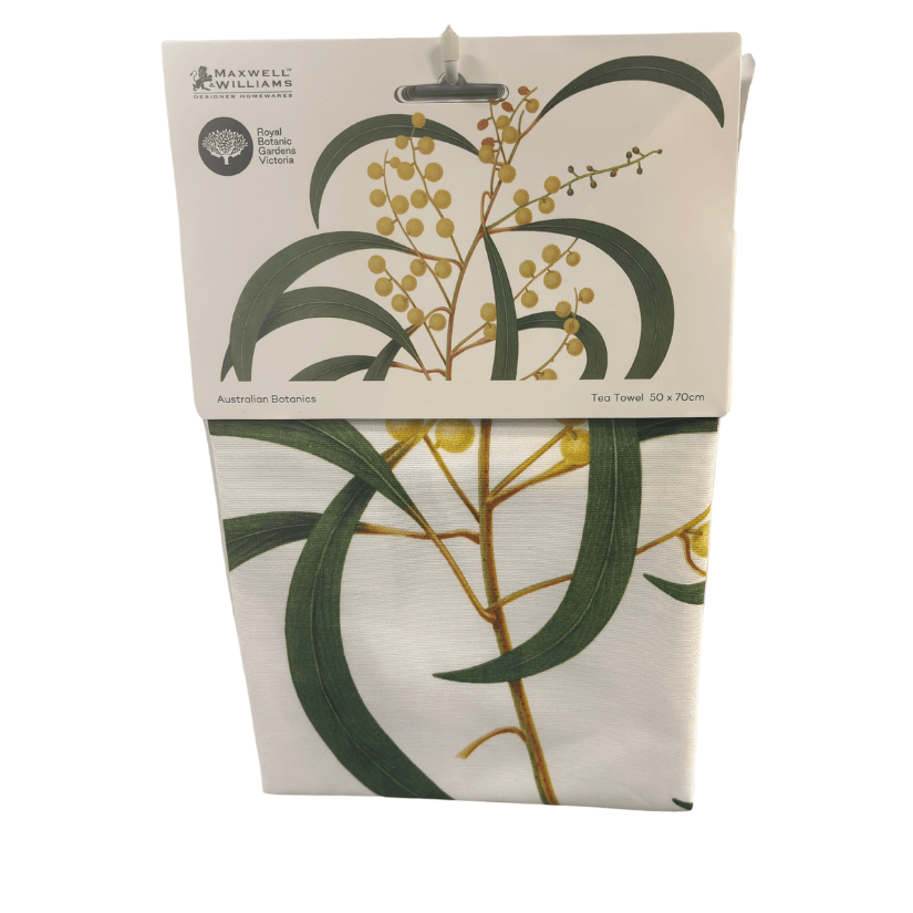 Tea Towel Botanic 50 x 70cm Wattle