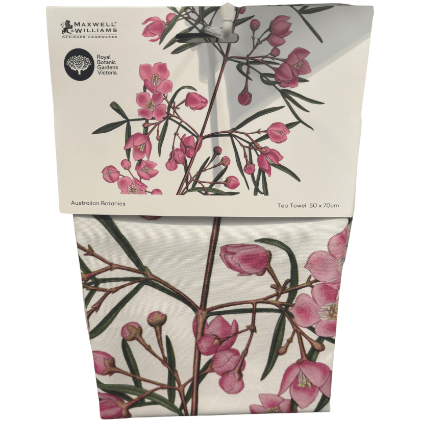 Tea Towel Botanic 50 x 70cm Boronia