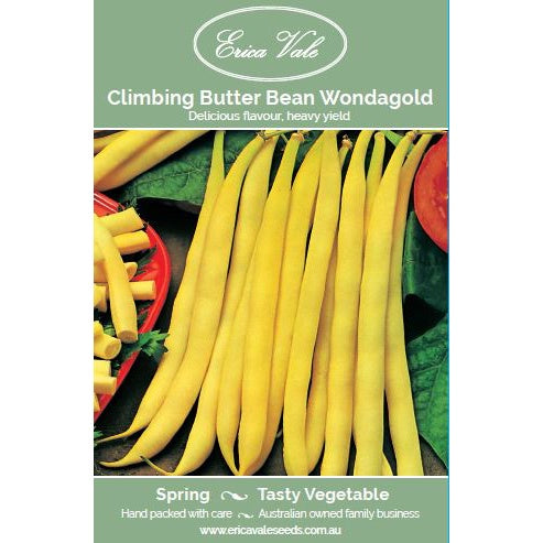 Climbing Butter Bean Wondagold Seeds