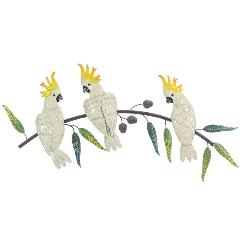 Cockatoo Trio On Gum Tree