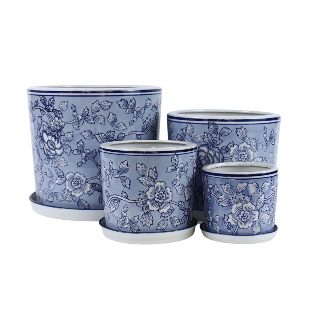 Cylinder Planter Sky Blue