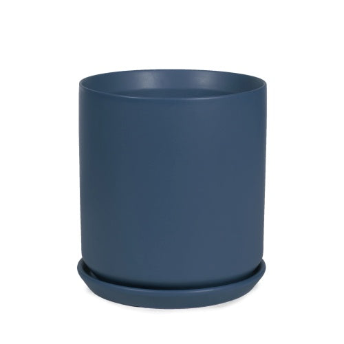 Cylinder Pot Dark Blue