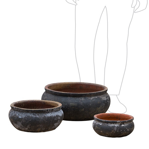 Krete Belly Bowl Black