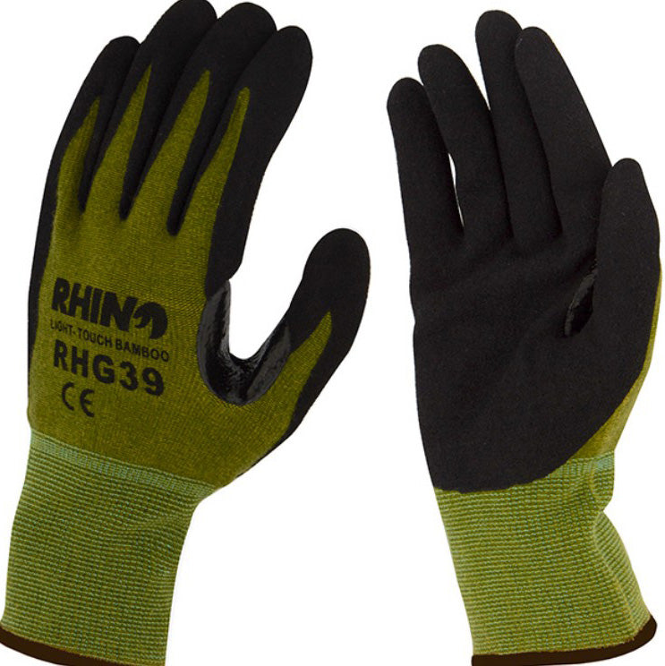 Rhino Light Touch Bamboo Gloves