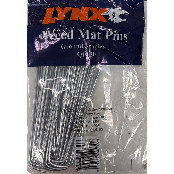 Weed Mat Pins - 20 Pack