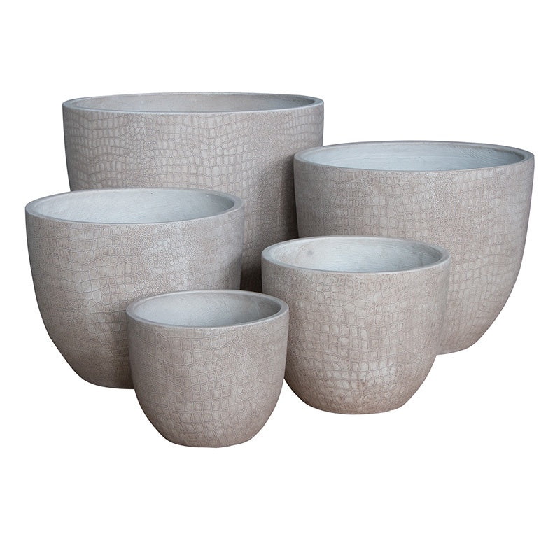 Marsh Egg Pot White