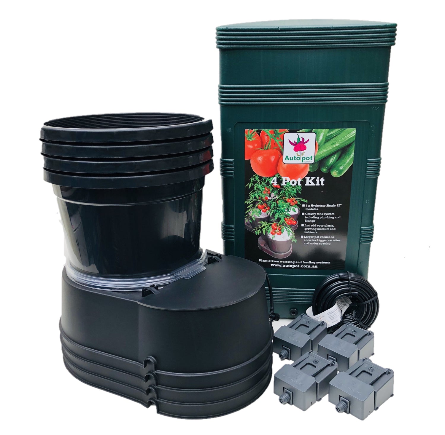HYDROTRAY SINGLE 4 POT KIT