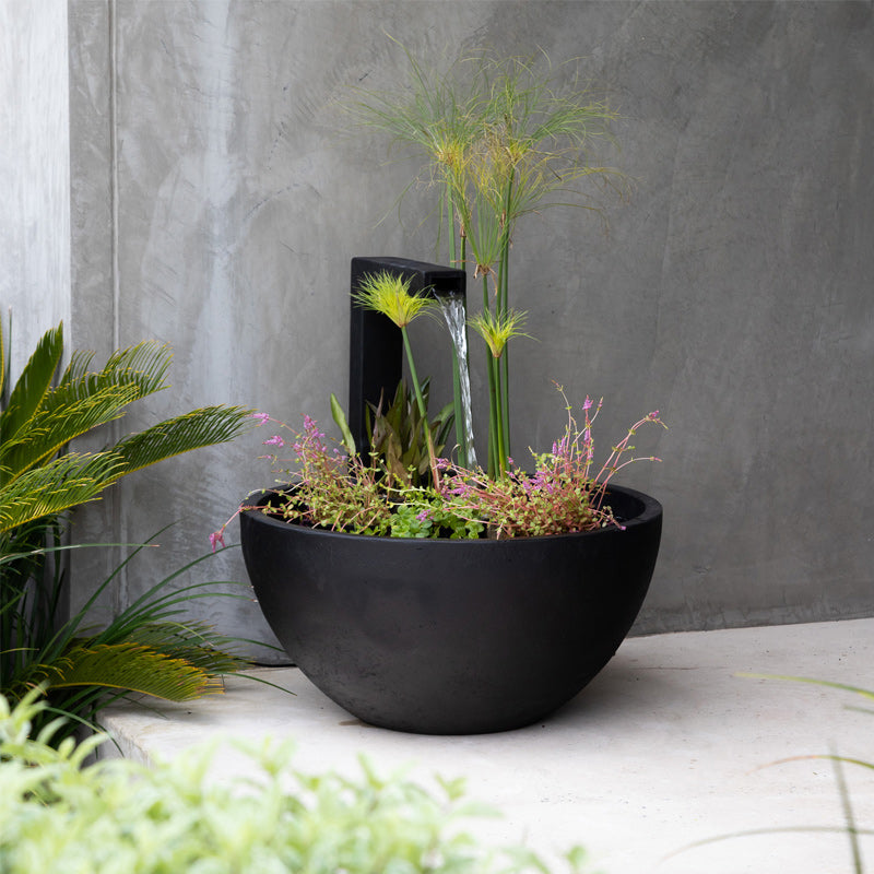 Patio Pond With Spout Black