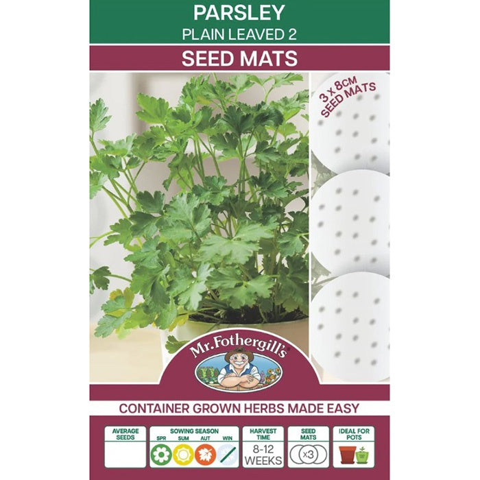 Parsley Plain Leaved Seed Mat