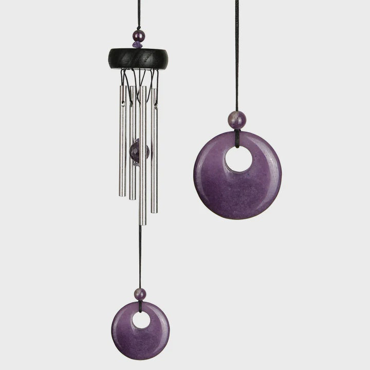 Woodstock Precious Stone Chime Amethyst