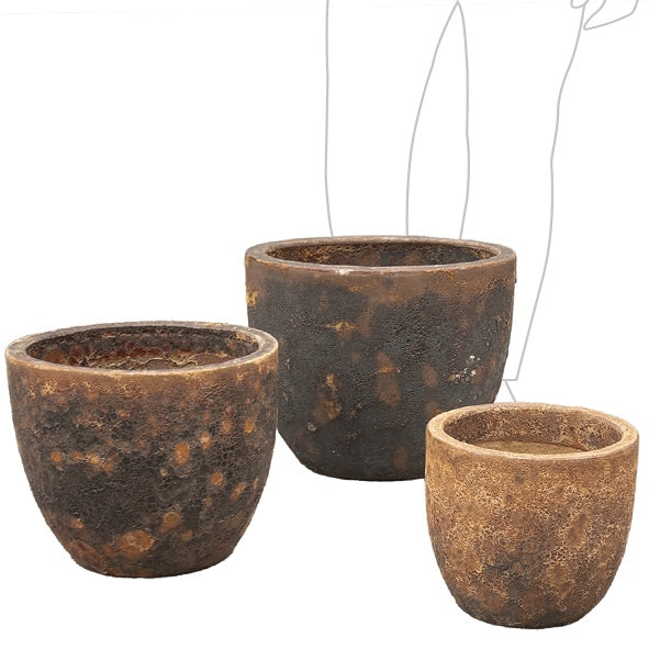 Rustica Egg Pot Sahara