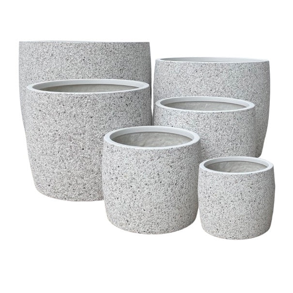 Storm Cylinder White Pebble