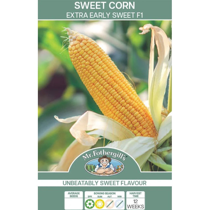 Sweet Corn Early Extra Sweet F1 Seeds