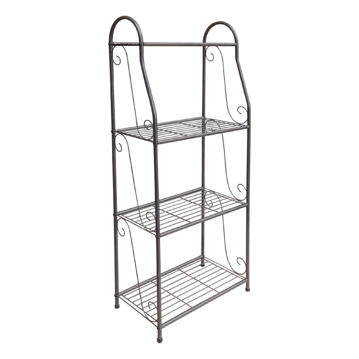 Plant Stand 4 Tier Hammertone 56 x 32 x 134cm