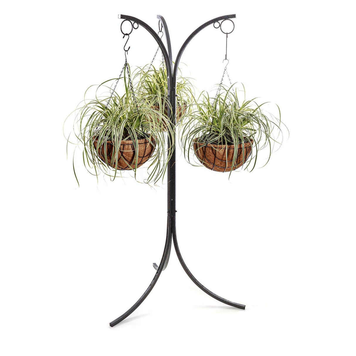 Hanging Basket Stand Holds 3 Baskets