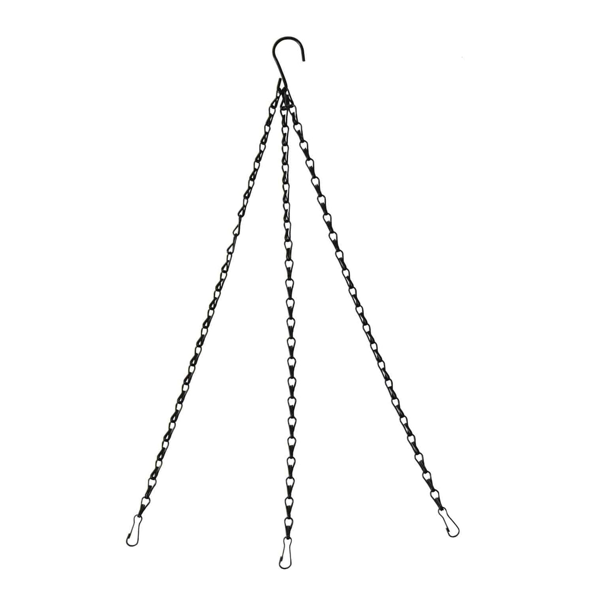 Hanging Basket 3 Chains Black 45cm