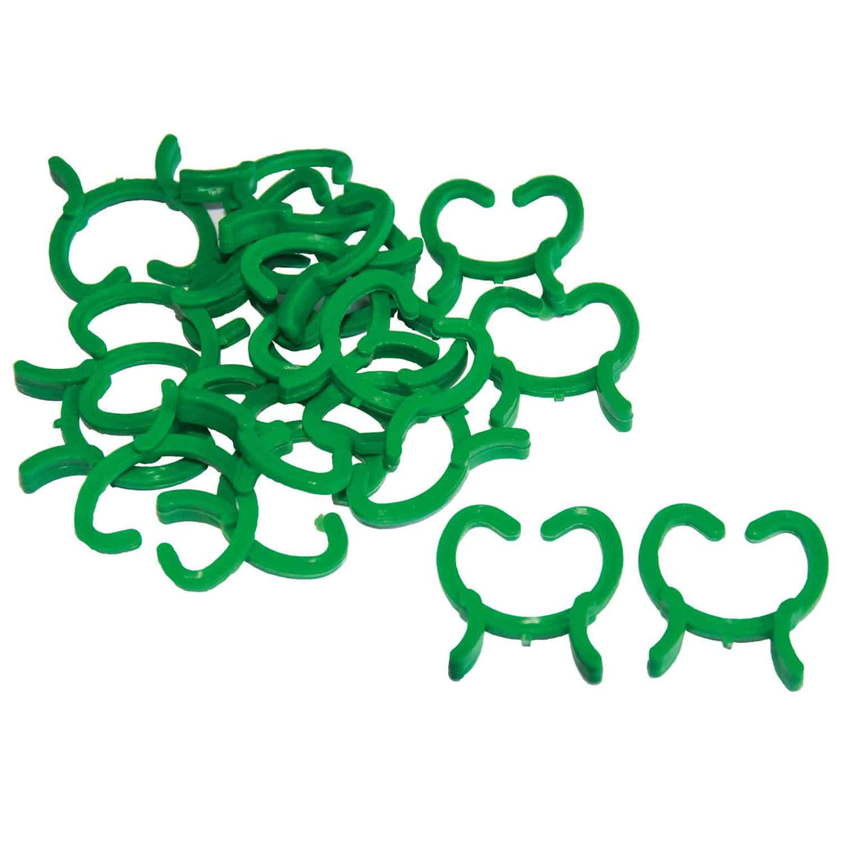 Plant Tie Clips 25mm Green - Pack of 20