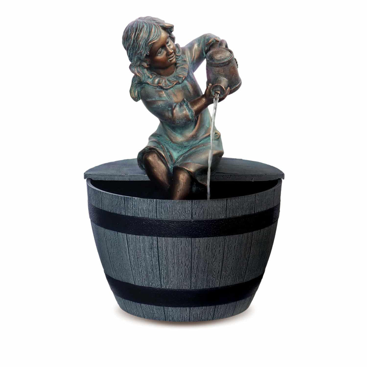 Girl Watering Feature