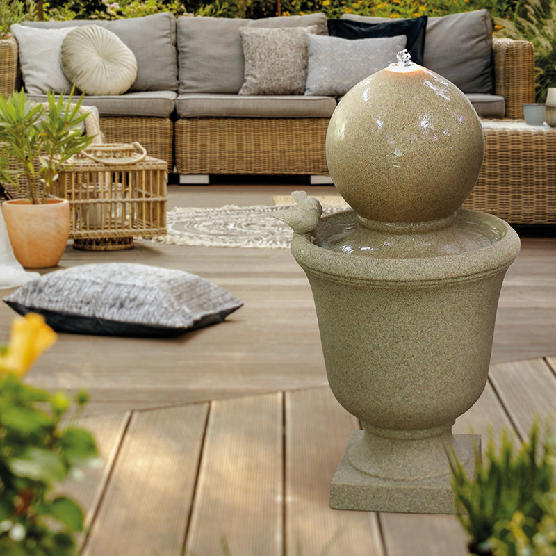 Orbelle Classic Water Feature with Light