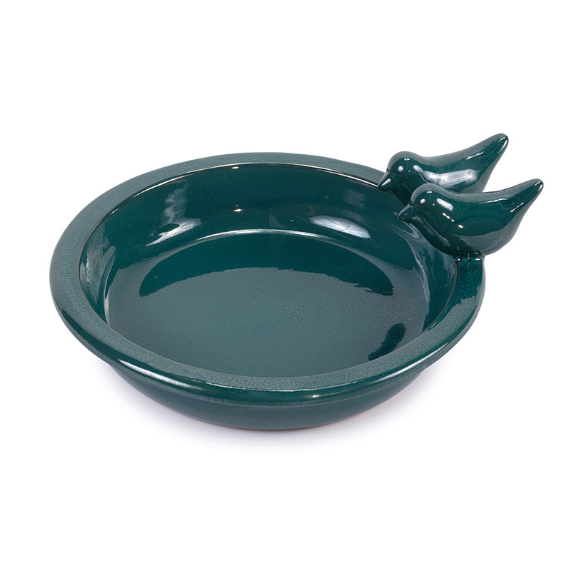 Bird Feeder Round Glazed