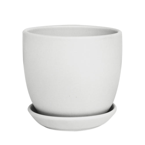 Tulip Pot Matt White