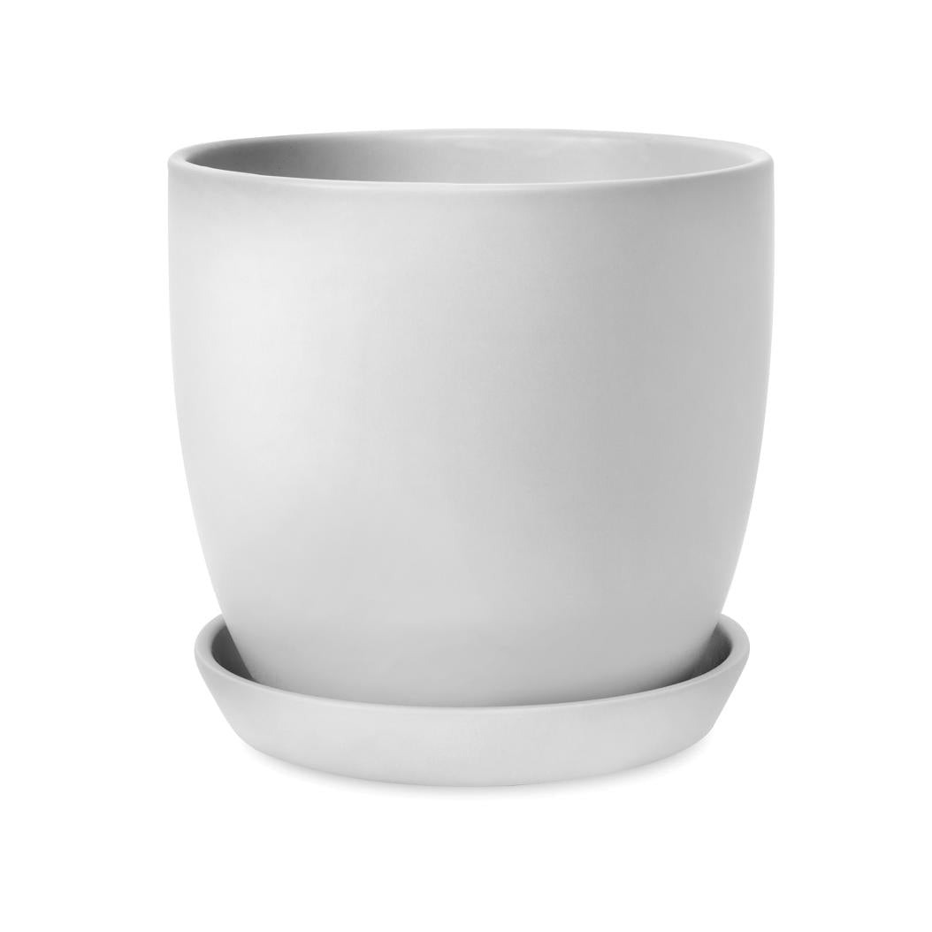 Tulip Pot Matt White