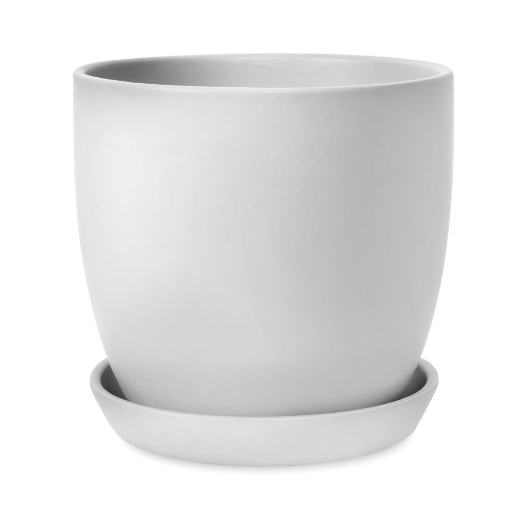 Tulip Pot Matt White