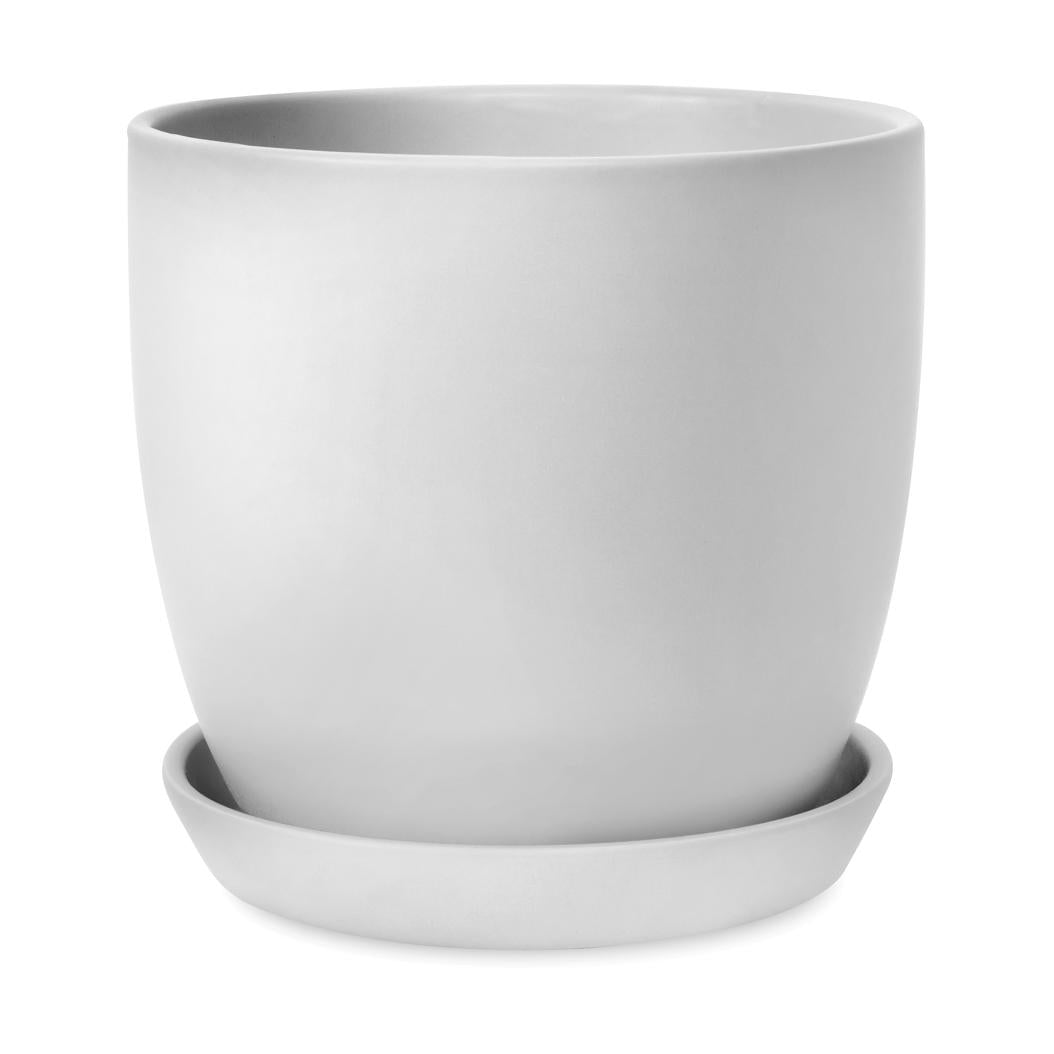 Tulip Pot Matt White