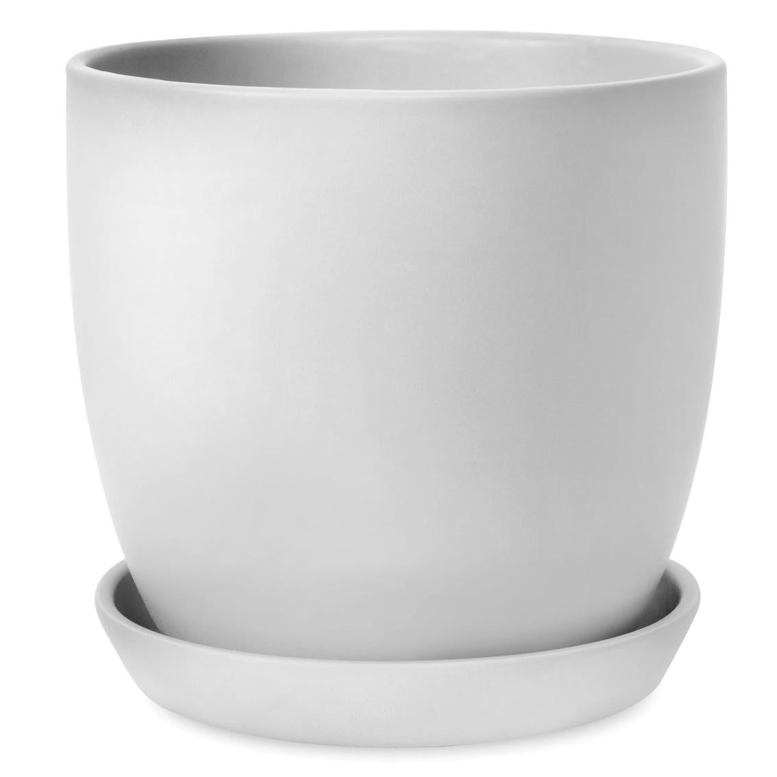 Tulip Pot Matt White