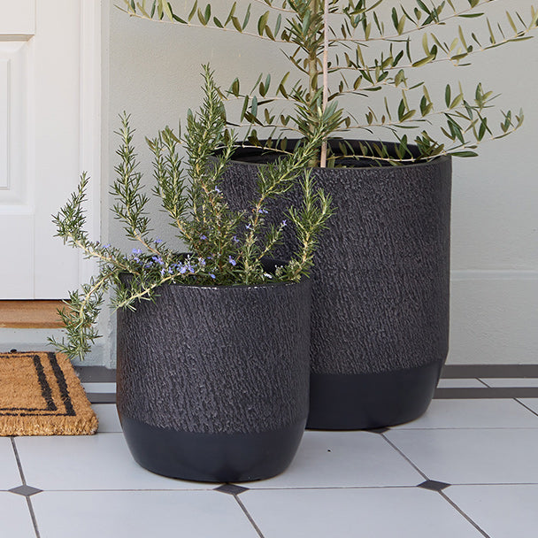 Slate Cylinder Black