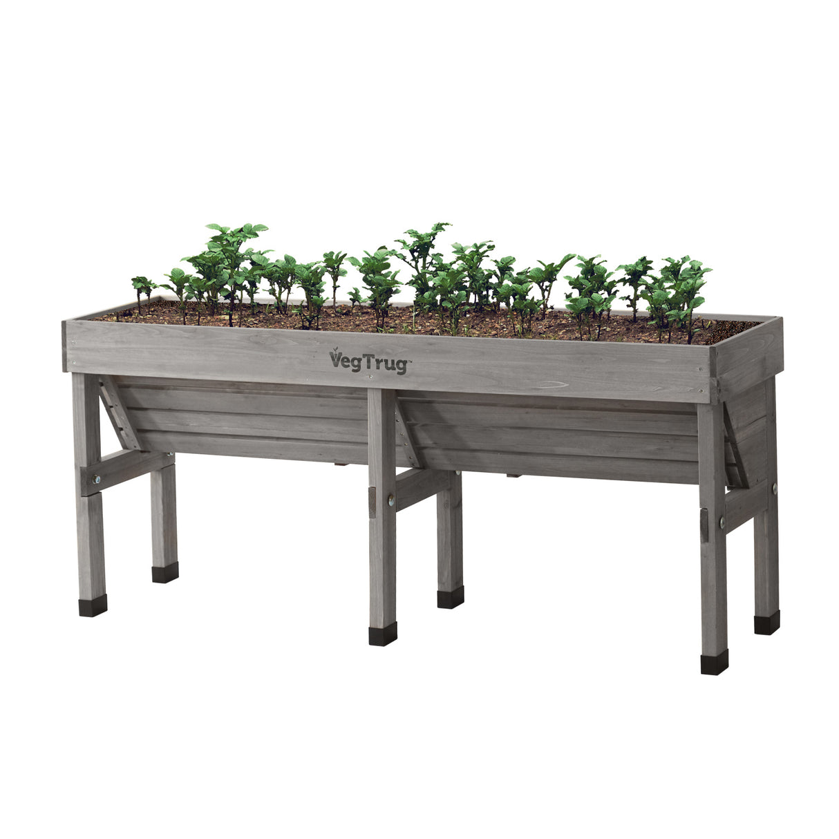 VegTrug Wall Hugger Medium 1.8m Grey Wash