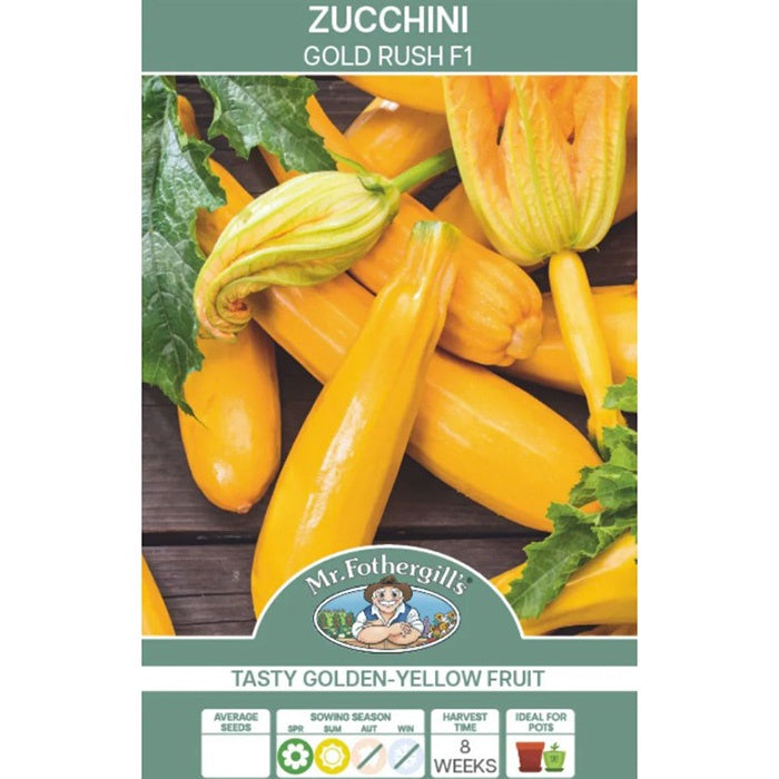 Zucchini Gold Rush F1 Seeds