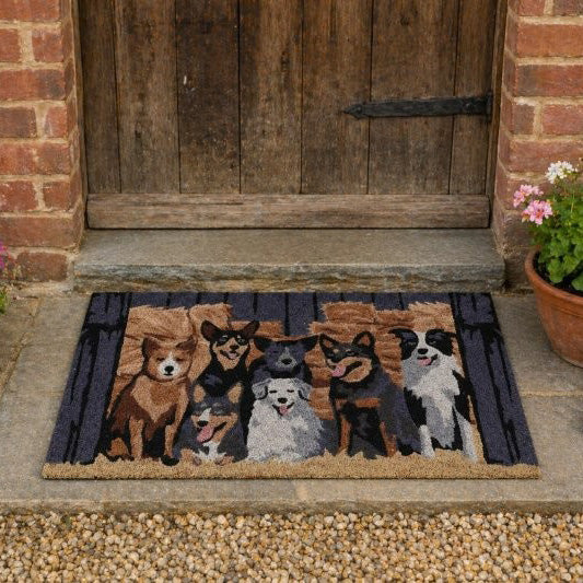 Doormat Coir Barn Dogs