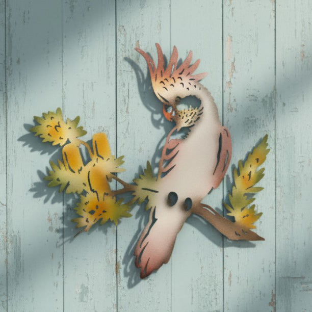Coloured Galah Wall Art