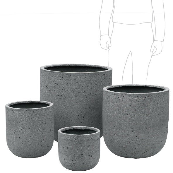 Metrolite U Pot Laterite Grey