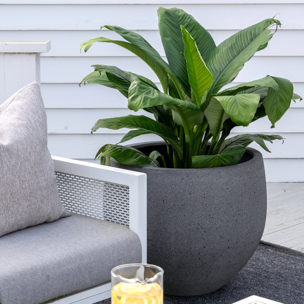 Metrolite Ball Pot Laterite Grey