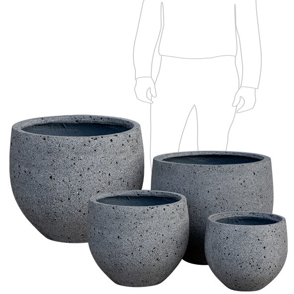 Metrolite Ball Pot Laterite Grey