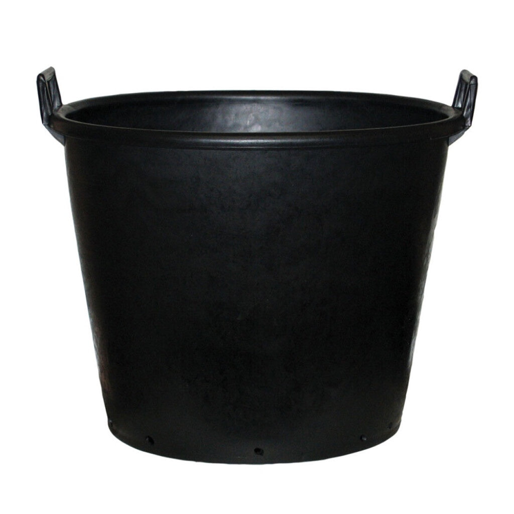 BLACK TUB WITH HANDLE 155 LITRE