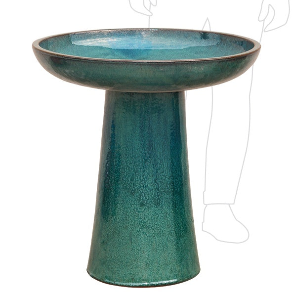 Moderno Bird Bath Aqua