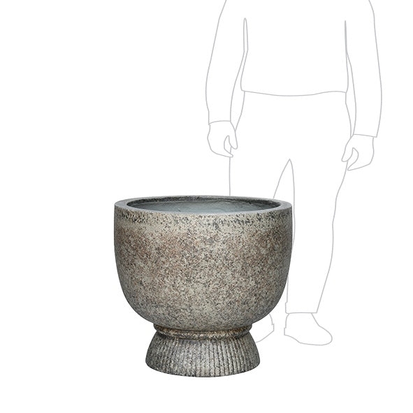 Metrolite Mortar Pot - Greystone