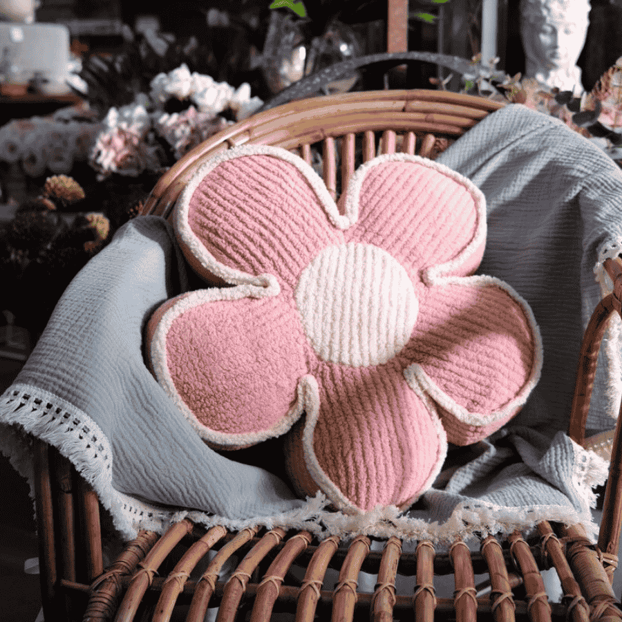 Flower Cushion Pink