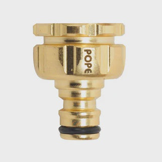 Pope 12mm Brass Universal Tap Adaptor