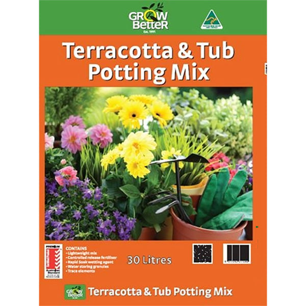 Terracotta & Tub Potting Mix 30L